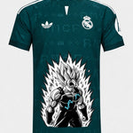 Real Madrid Super Saiyan Aura Dragon Ball Jersey — Front