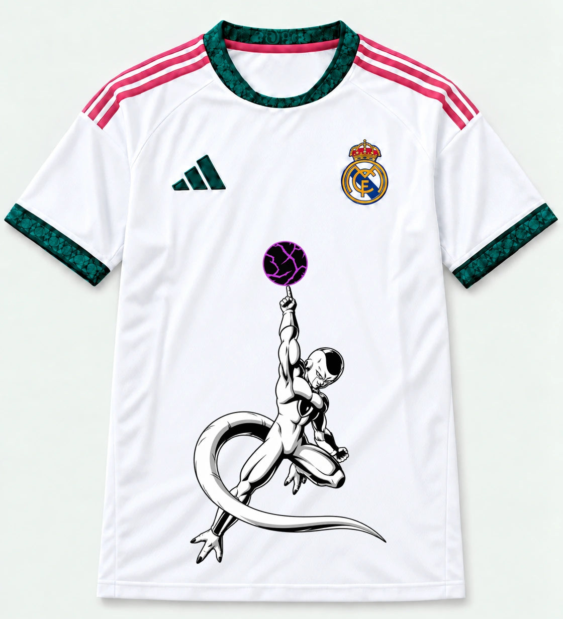 Real Madrid Frieza Death Ball Dragon Ball Jersey — Front