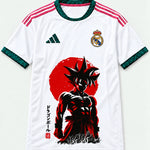 Real Madrid Goku Rising Sun Dragon Ball Jersey — Front