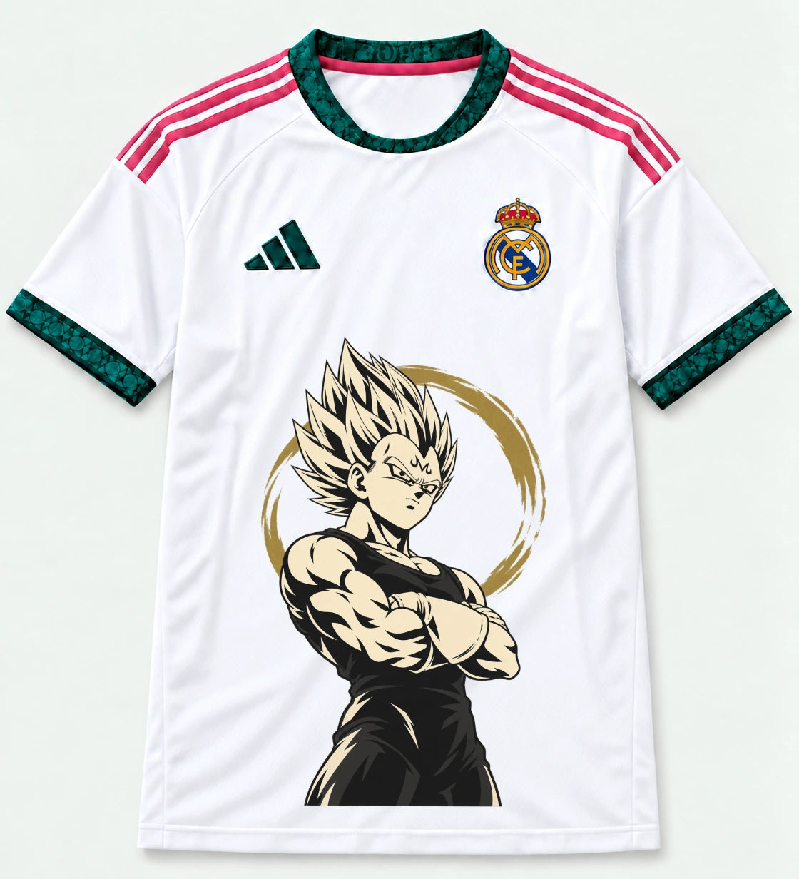 Real Madrid Majin Vegeta Dragon Ball Jersey — Front