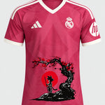 Real Madrid Goku Sakura Dragon Ball Jersey — Front