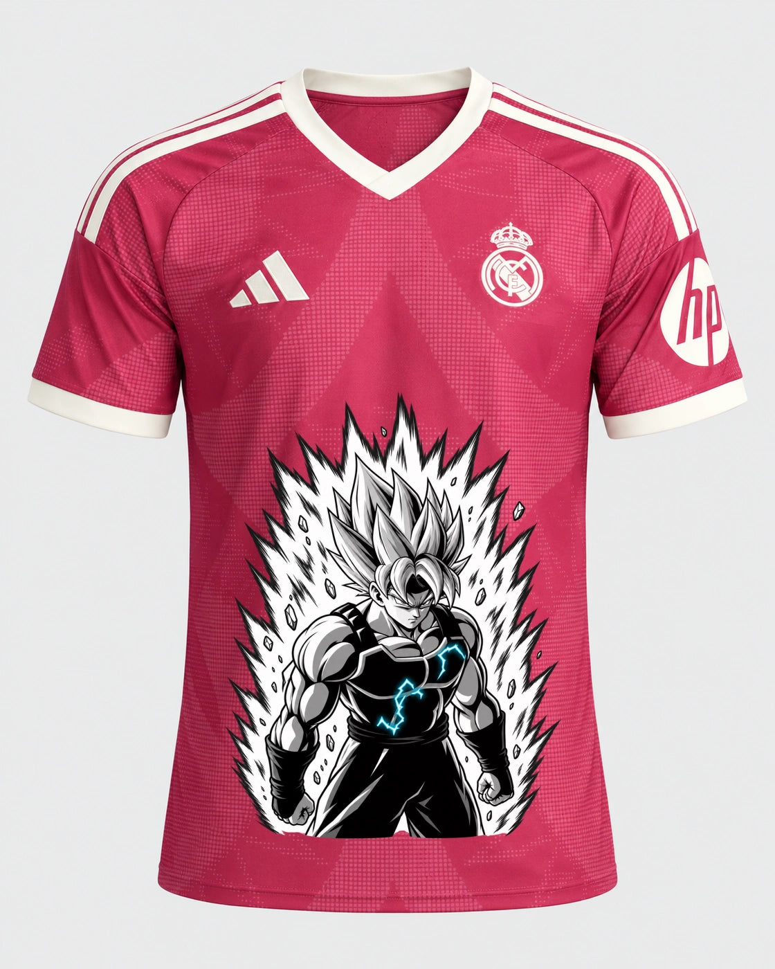 Real Madrid Super Saiyan Aura Dragon Ball Jersey — Front