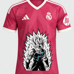 Real Madrid Super Saiyan Aura Dragon Ball Jersey — Front