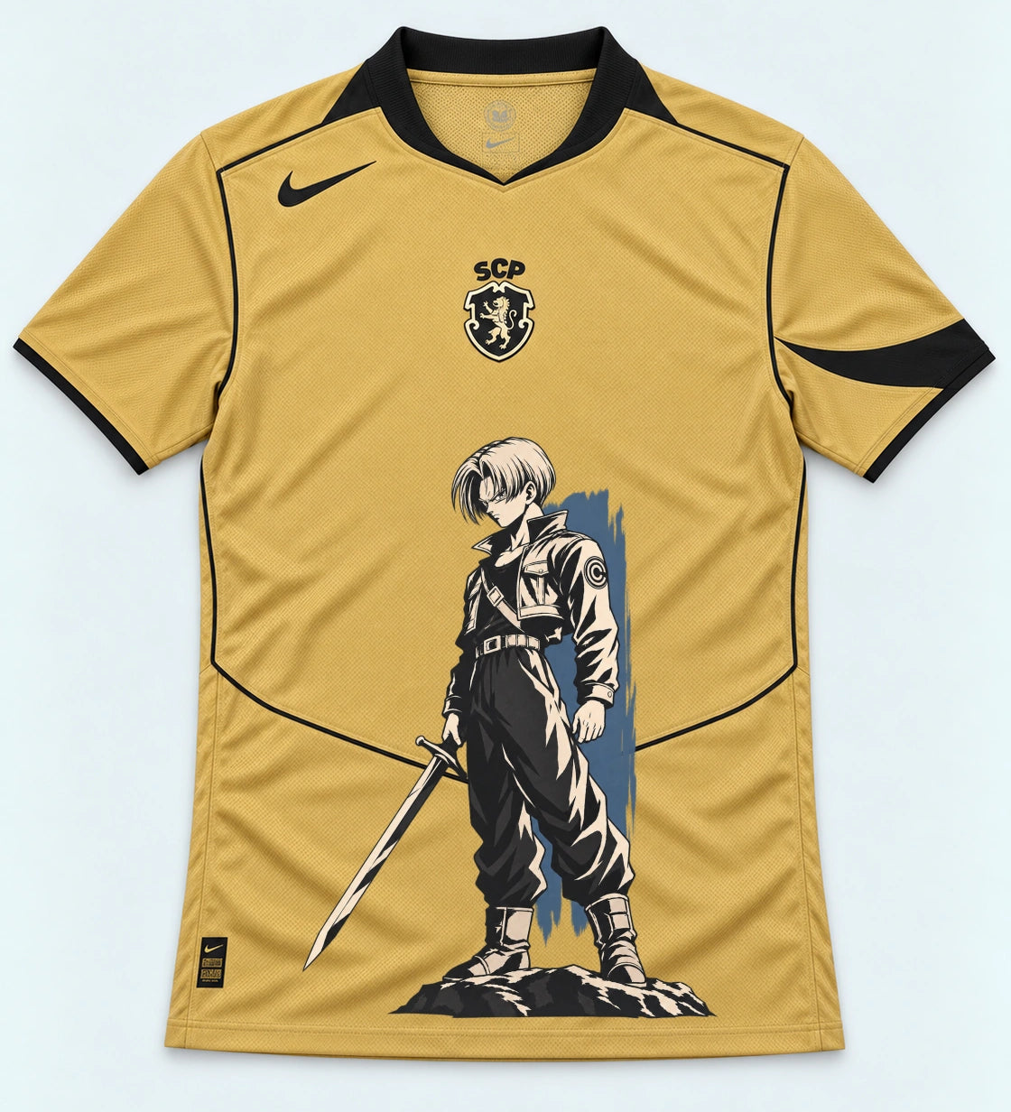 Sporting Trunks Sword Dragon Ball Jersey — Front