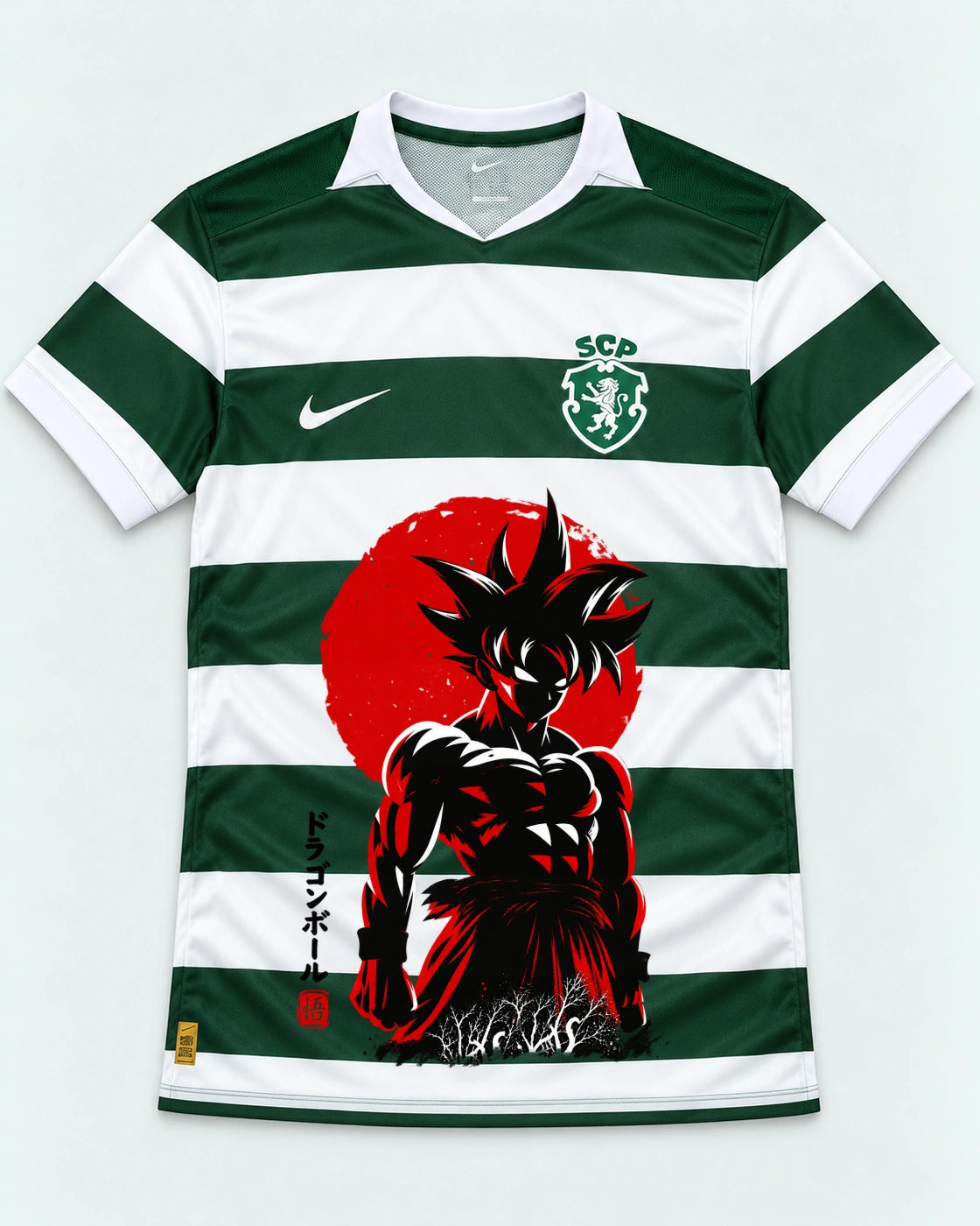 Sporting Goku Rising Sun Dragon Ball Jersey — Front