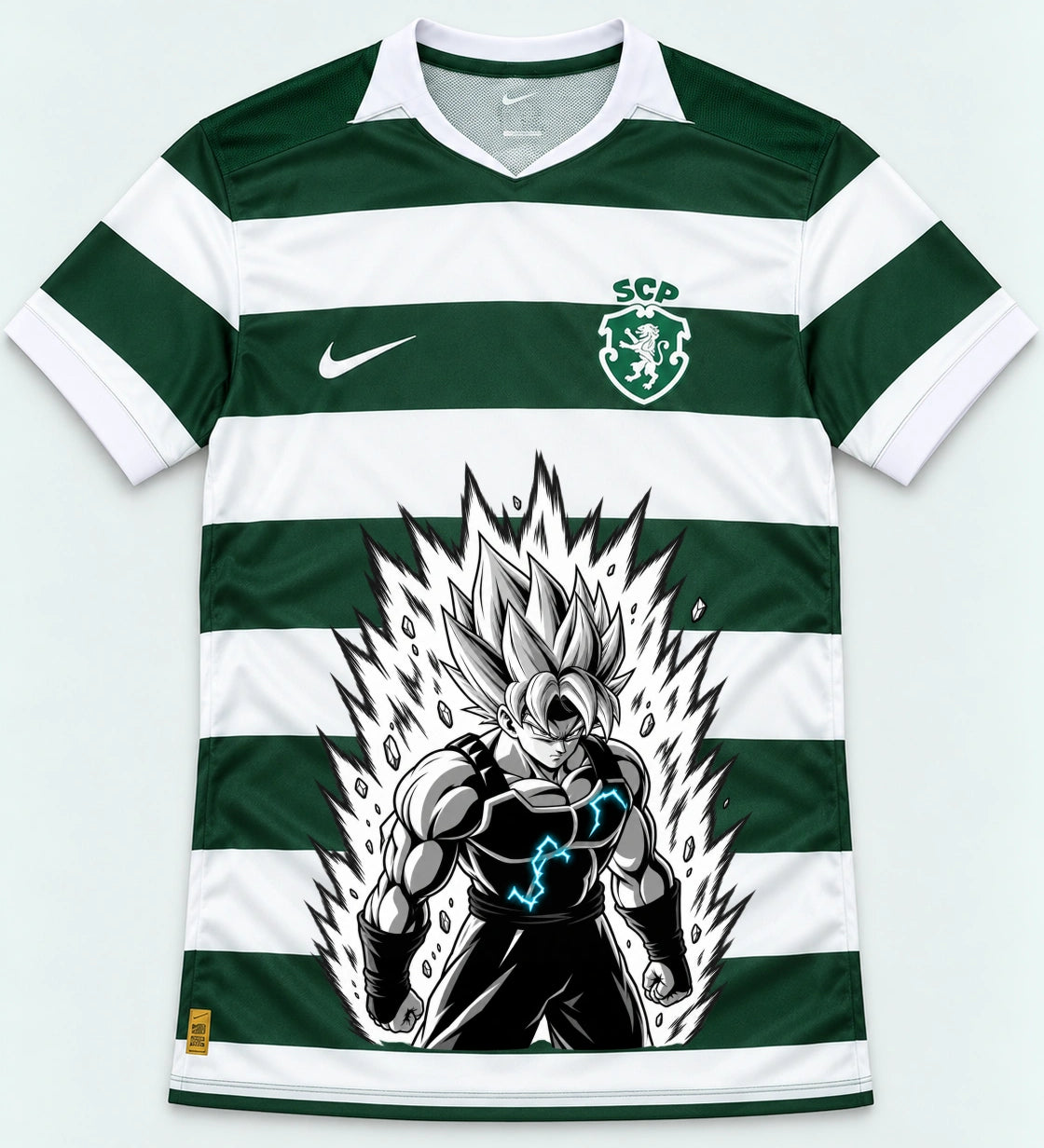 Sporting Super Saiyan Aura Dragon Ball Jersey — Front