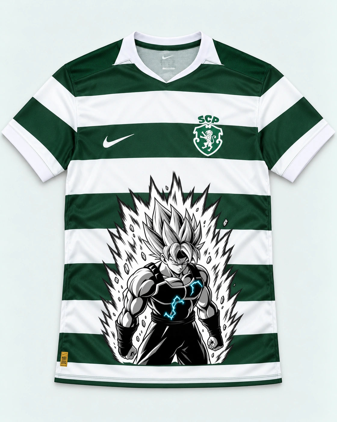 Sporting Super Saiyan Aura Dragon Ball Jersey — Front