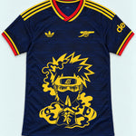 Arsenal Navy Kakashi Silent Jutsu Jersey — Front