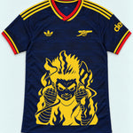 Arsenal Navy Rock Lee Inner Flame Jersey — Front