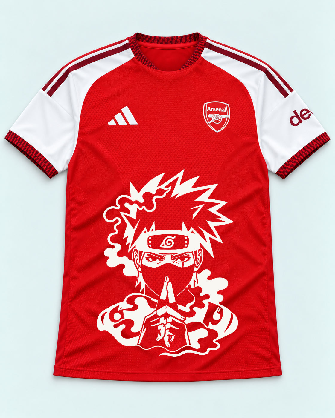Arsenal Red Kakashi Silent Jutsu Jersey — Front