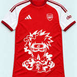 Arsenal Red Kakashi Silent Jutsu Jersey — Front