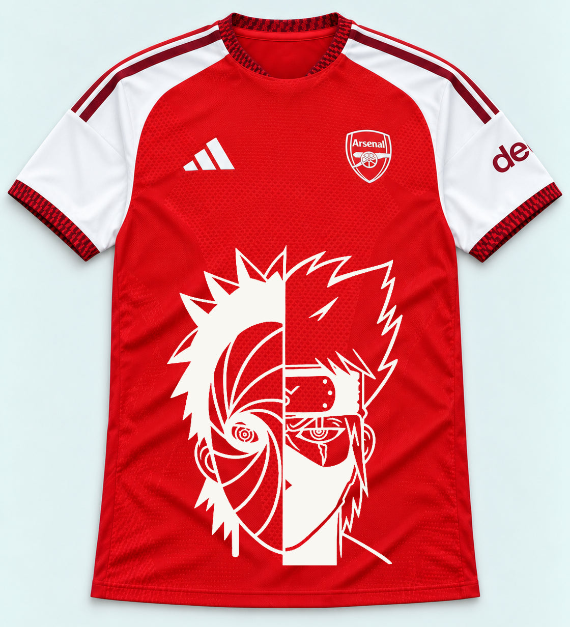 Arsenal Red Obito Kakashi Shared Destiny Jersey — Front