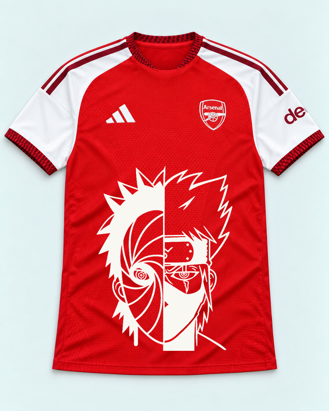 Arsenal Red Obito Kakashi Shared Destiny Jersey — Front