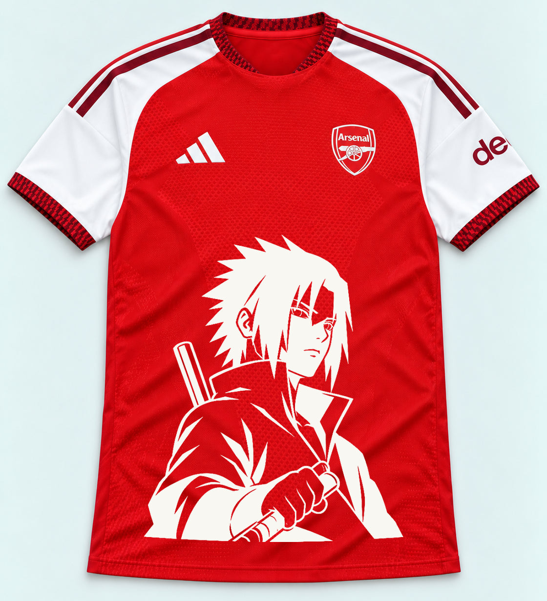 Arsenal Red Sasuke Last Uchiha Jersey — Front