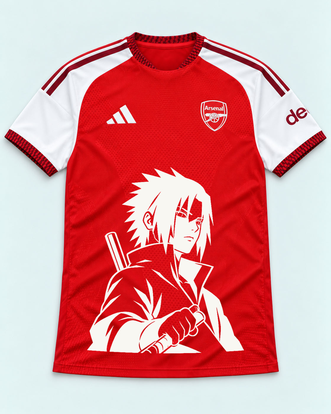 Arsenal Red Sasuke Last Uchiha Jersey — Front