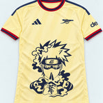 Arsenal Yellow Kakashi Silent Jutsu Jersey — Front