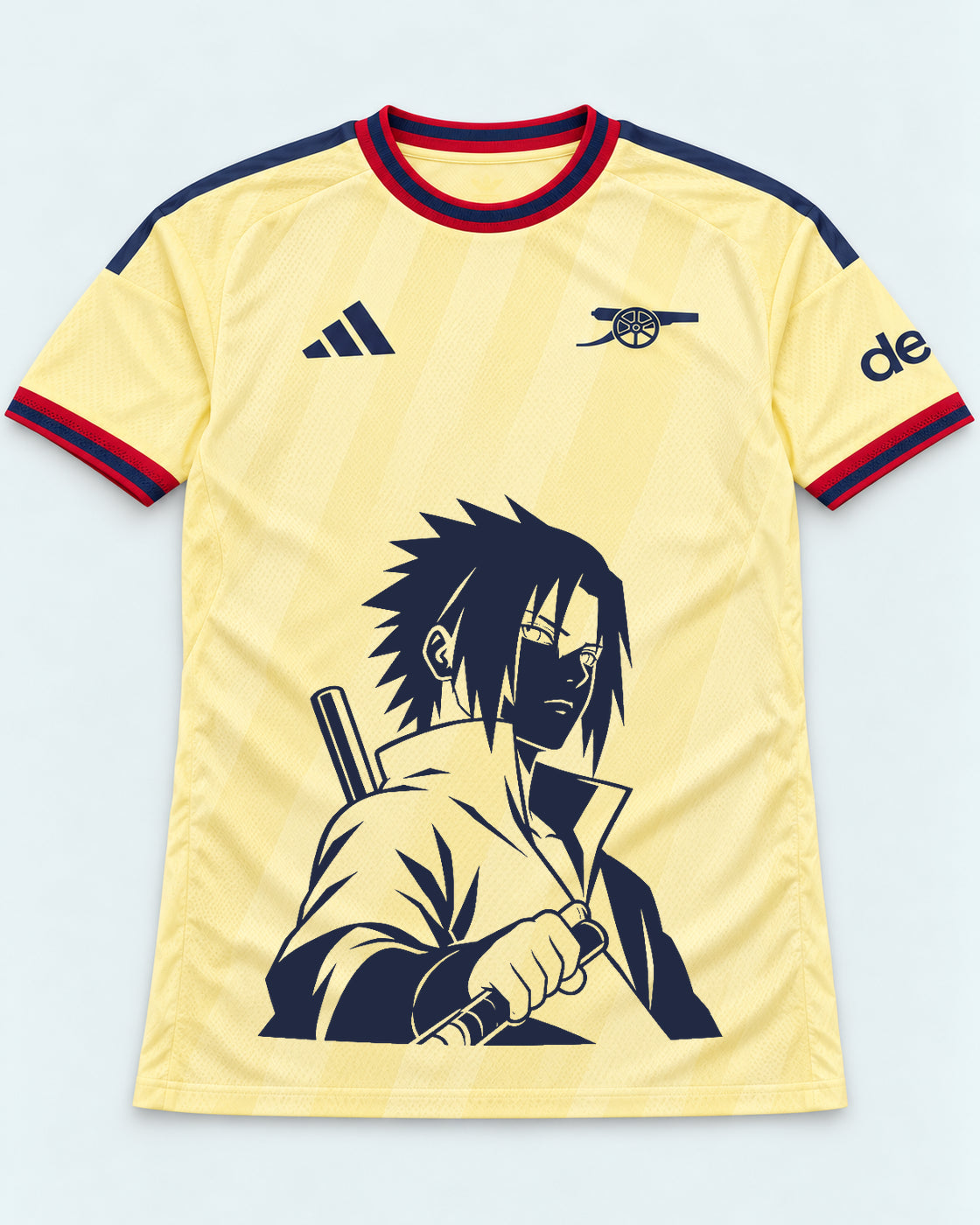Arsenal Yellow Sasuke Last Uchiha Jersey — Front
