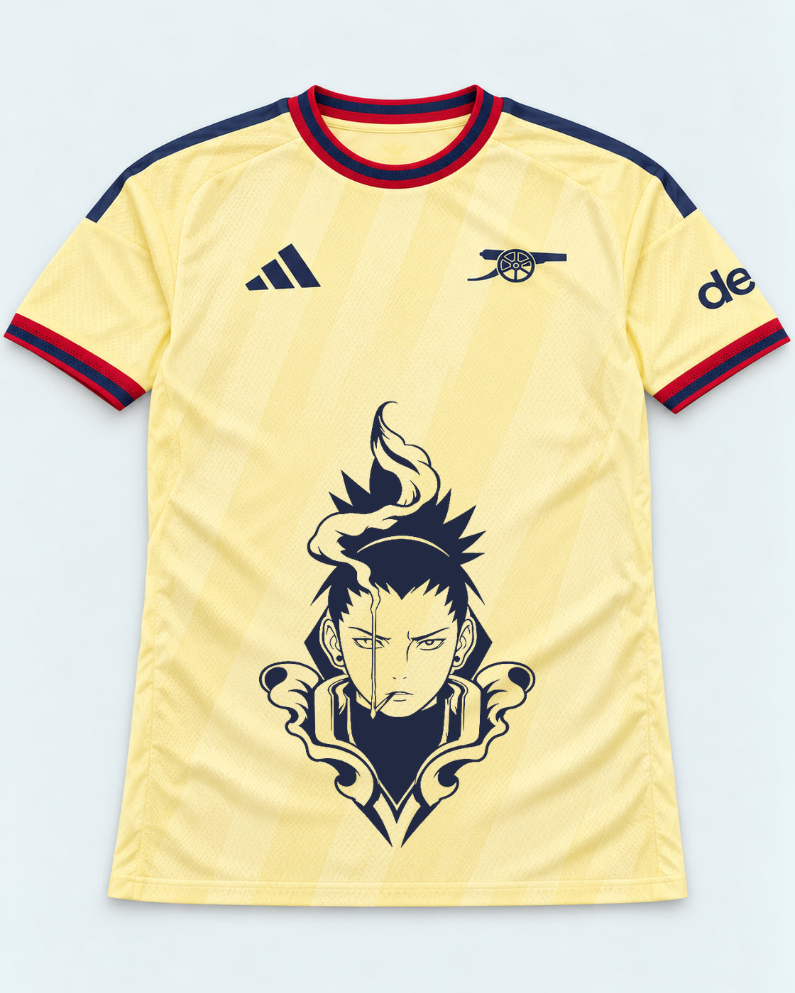Arsenal Yellow Shikamaru Shadow Mind Jersey — Front