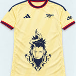 Arsenal Yellow Shikamaru Shadow Mind Jersey — Front