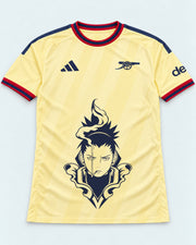 Arsenal Yellow Shikamaru Shadow Mind Jersey — Front