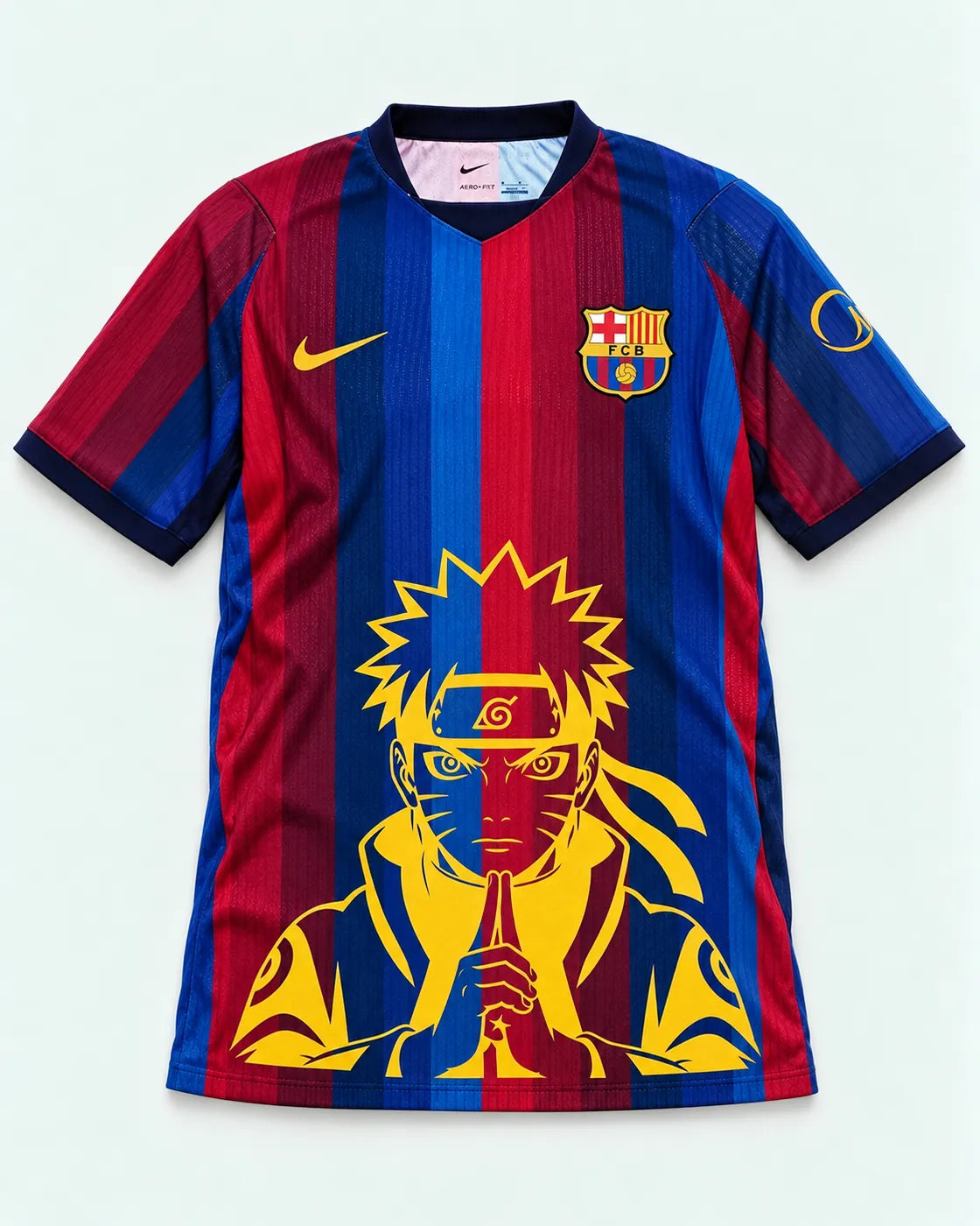 Barcelona Home Naruto Sage Resolve Jersey — Front
