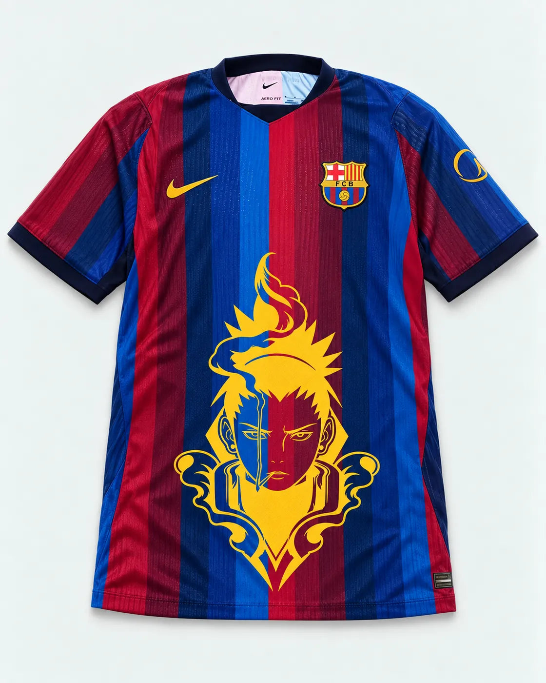 Barcelona Home Shikamaru Shadow Mind Jersey — Front