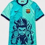 Barcelona Turquoise Rock Lee Inner Flame Jersey — Front