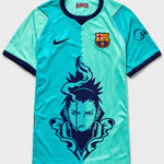 Barcelona Turquoise Shikamaru Shadow Mind Jersey — Front