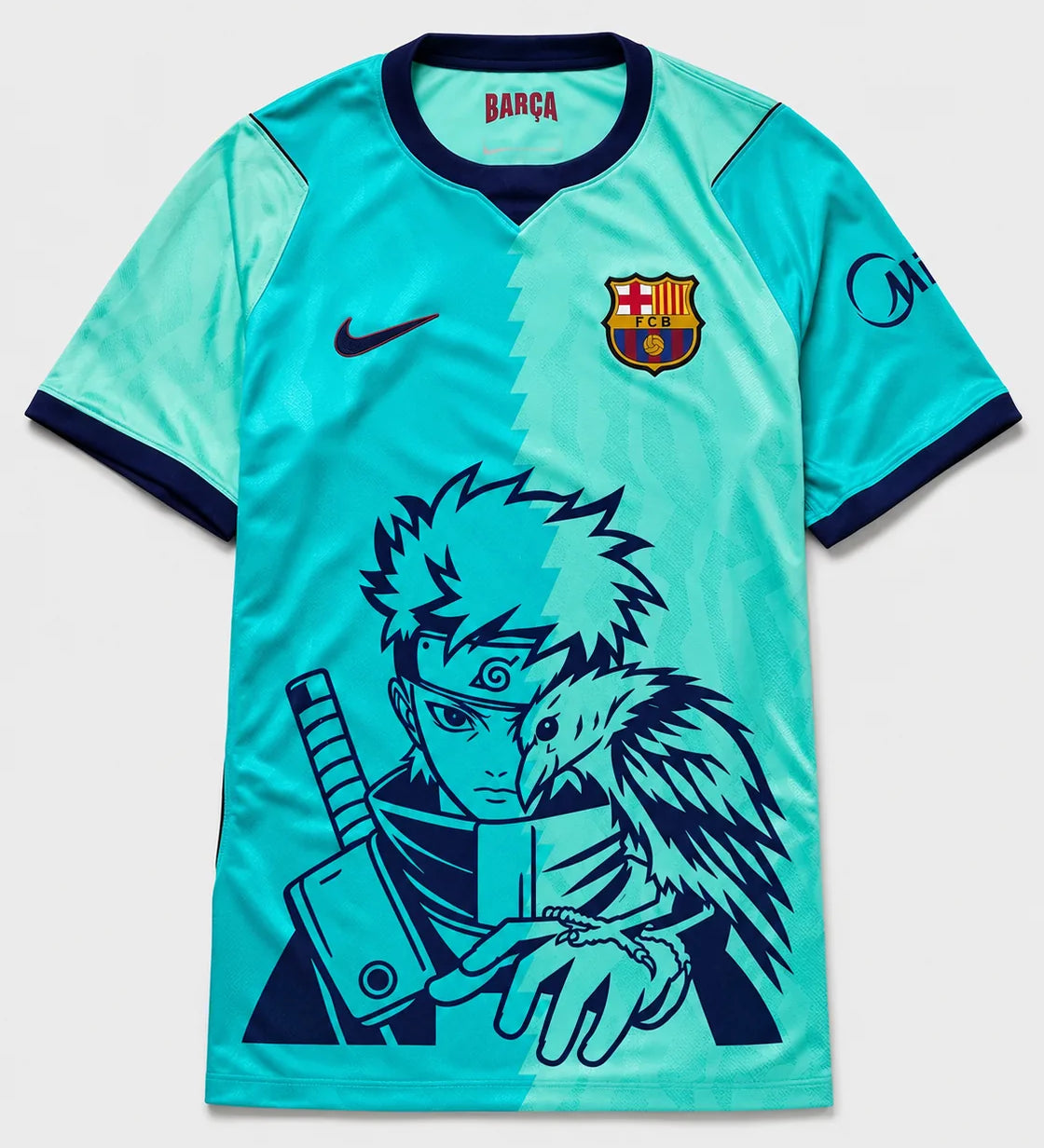Barcelona Turquoise Shisui Raven Oath Jersey — Front