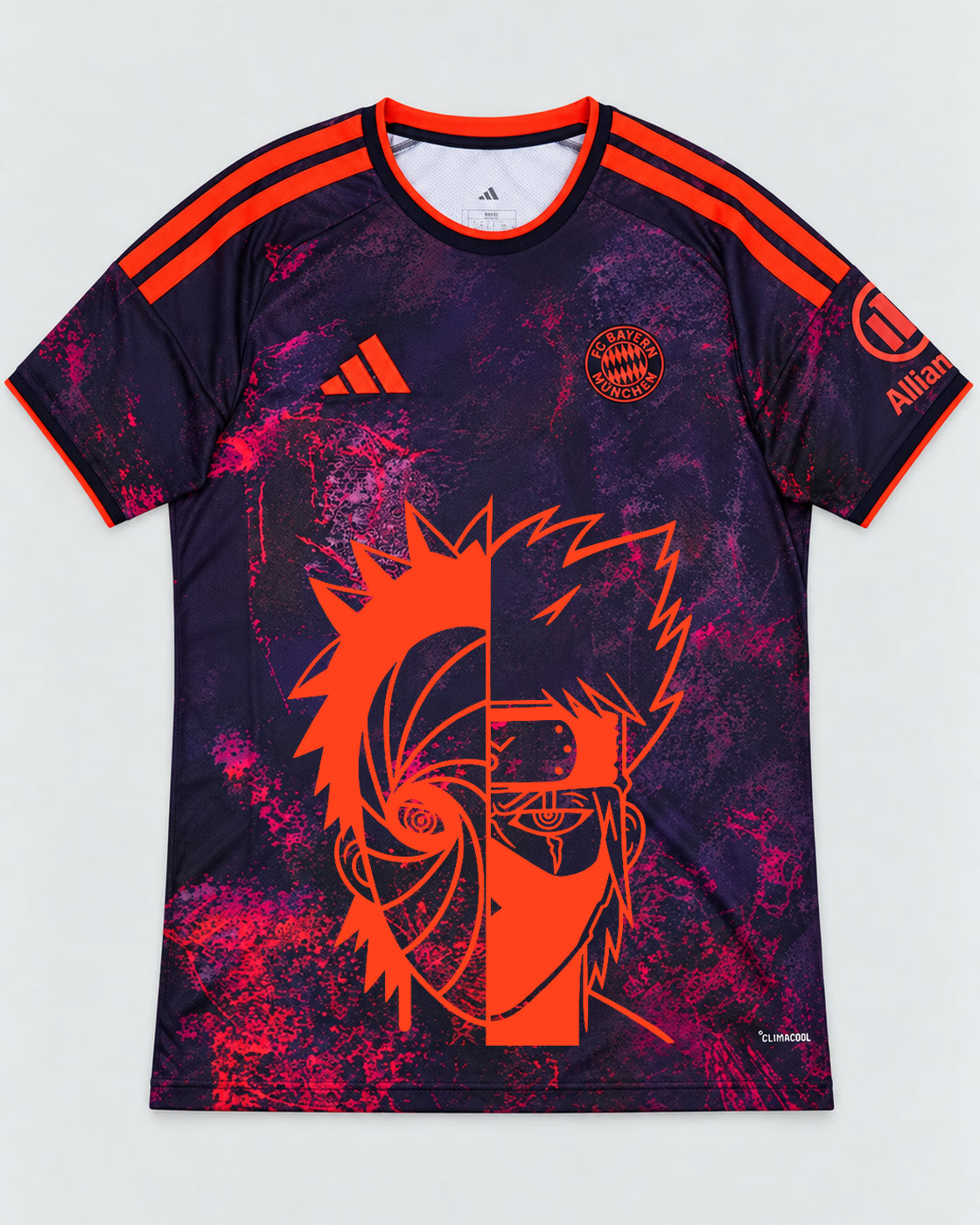 Bayern Munich Dark Obito Kakashi Shared Destiny Jersey — Front