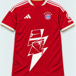 Bayern Munich Red Kakashi Lightning Eye Jersey — Front