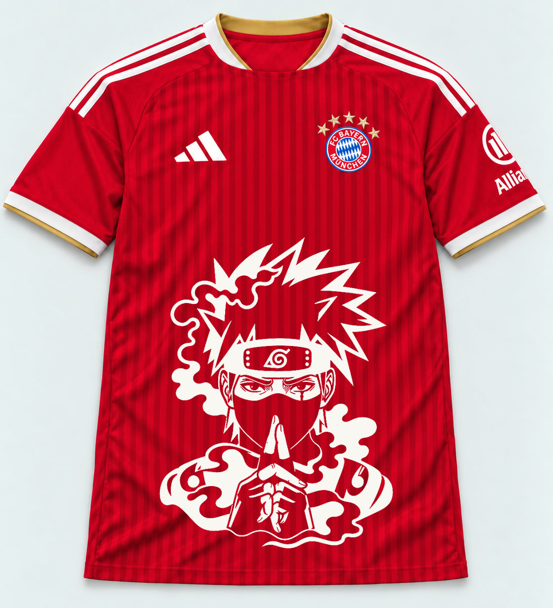 Bayern Munich Red Kakashi Silent Jutsu Jersey — Front