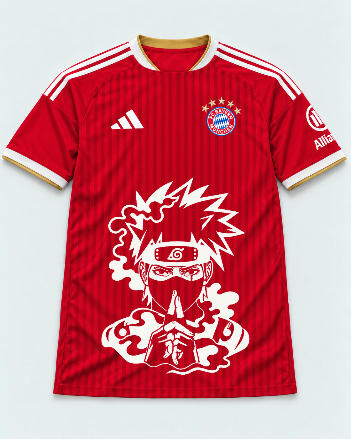 Bayern Munich Red Kakashi Silent Jutsu Jersey — Front