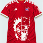 Bayern Munich Red Obito Kakashi Shared Destiny Jersey — Front