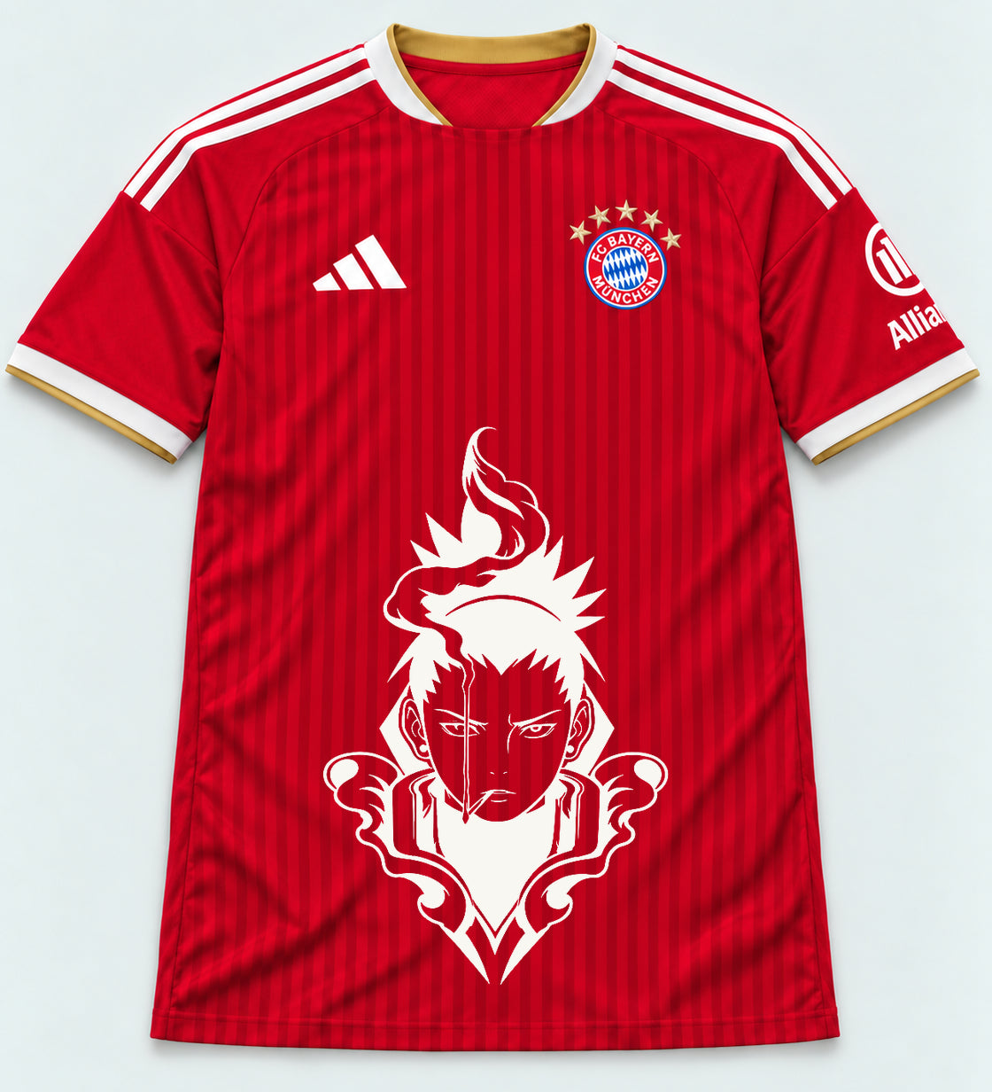 Bayern Munich Red Shikamaru Shadow Mind Jersey — Front