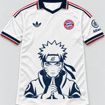 Bayern Munich White Naruto Sage Resolve Jersey — Front