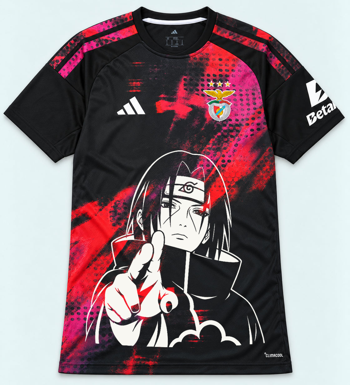 Benfica Black Itachi Silent Promise Jersey — Front