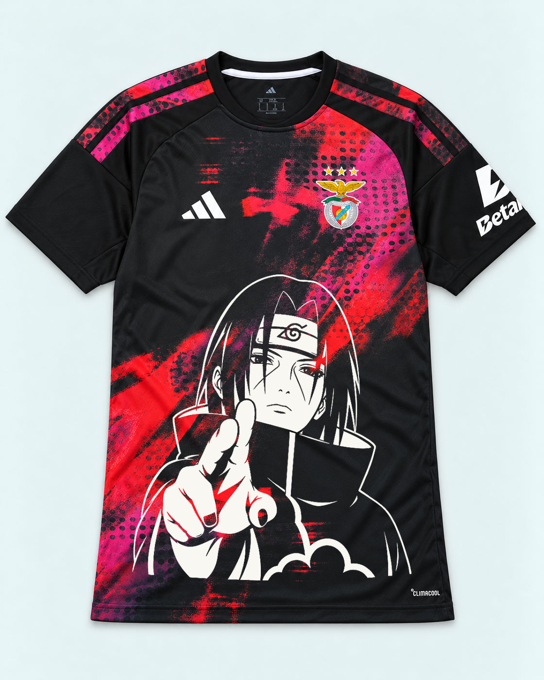 Benfica Black Itachi Silent Promise Jersey — Front
