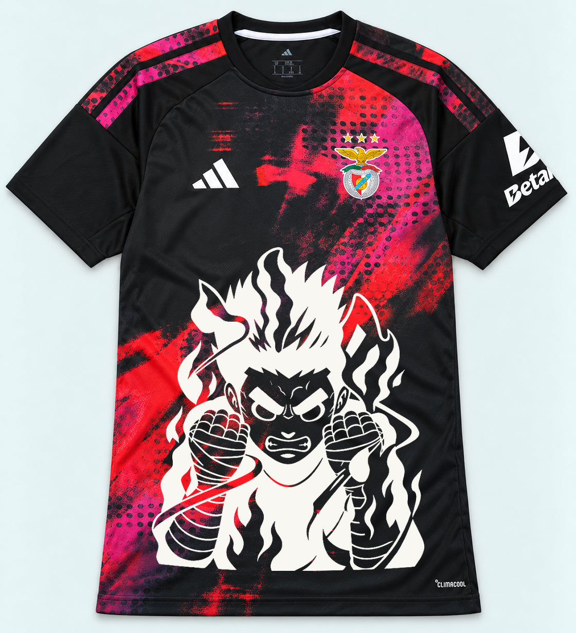 Benfica Black Rock Lee Inner Flame Jersey — Front