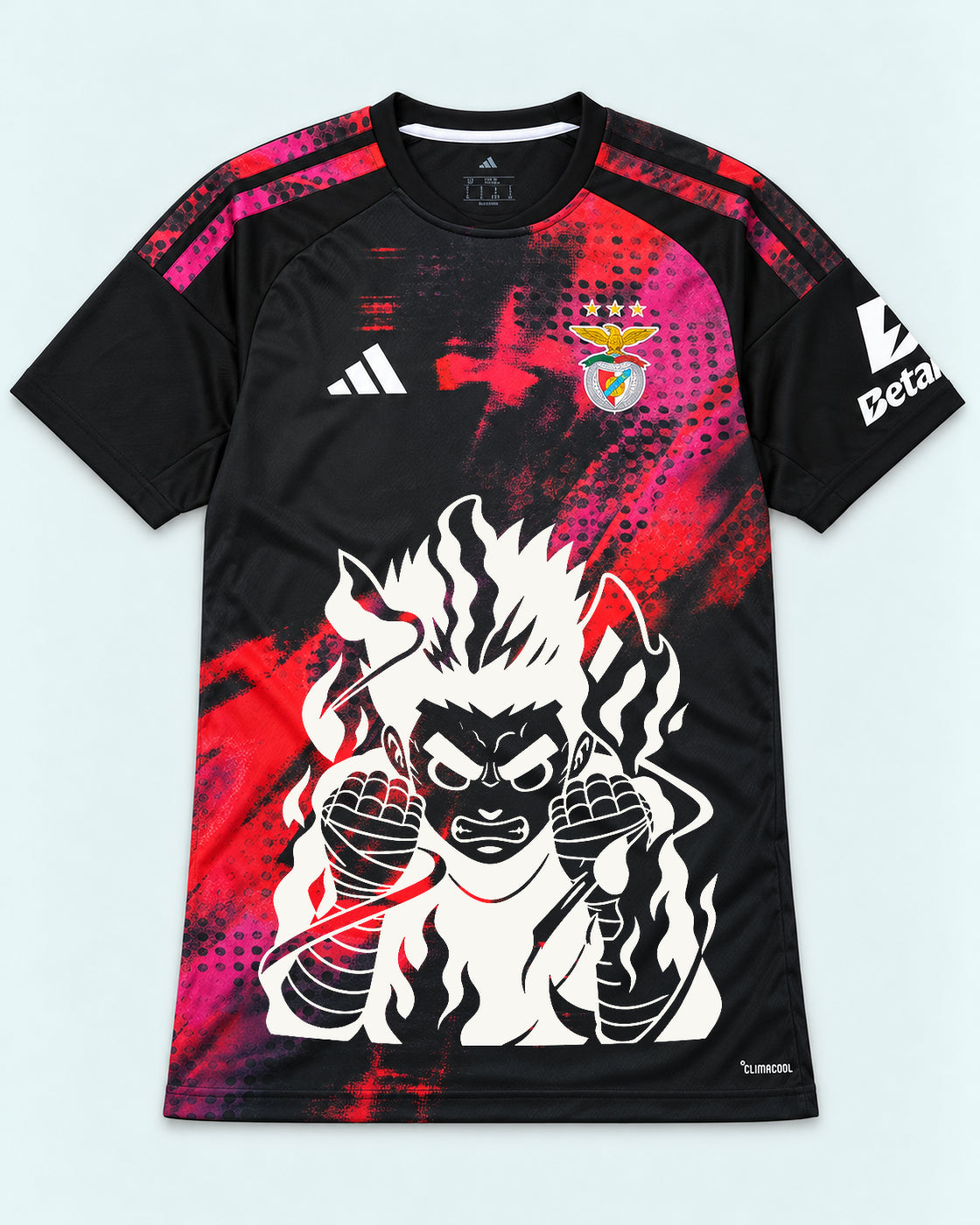 Benfica Black Rock Lee Inner Flame Jersey — Front