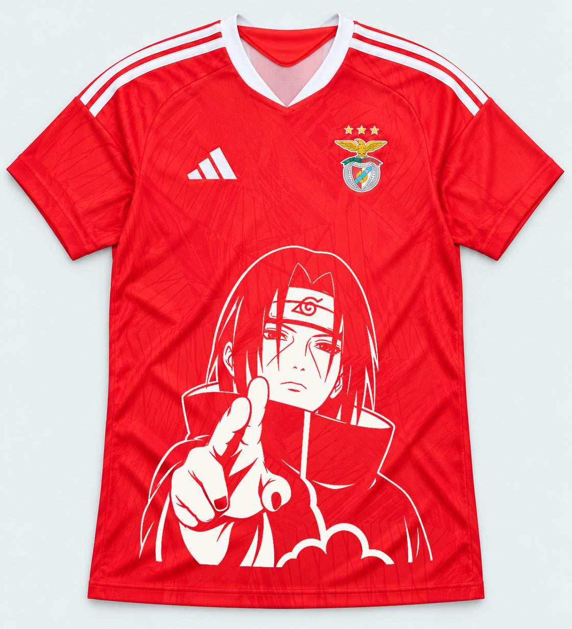 Benfica Red Itachi Silent Promise Jersey — Front