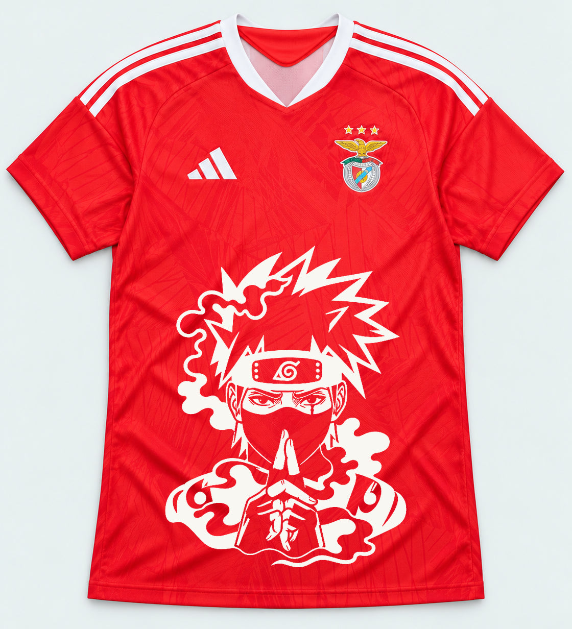 Benfica Red Kakashi Silent Jutsu Jersey — Front