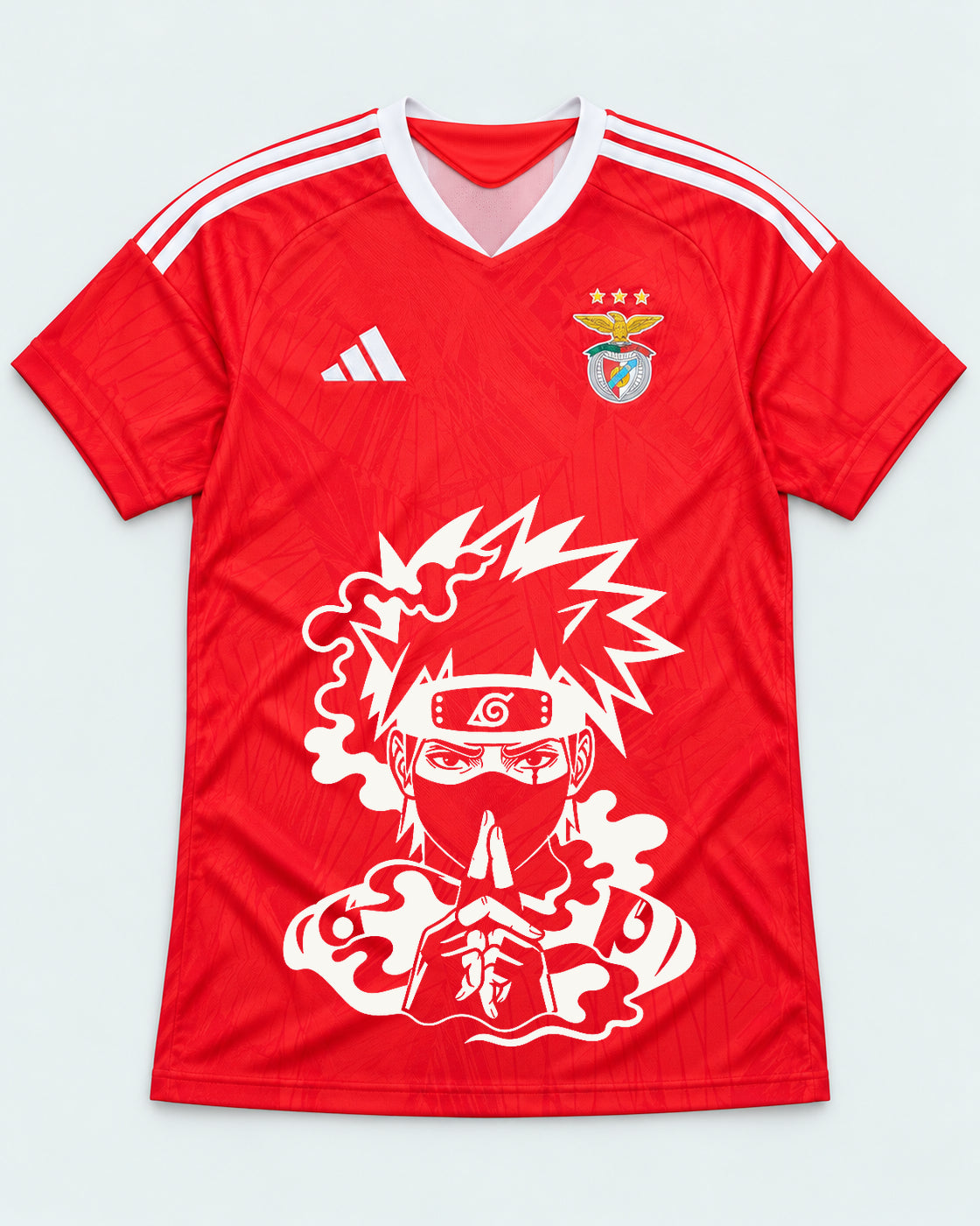 Benfica Red Kakashi Silent Jutsu Jersey — Front