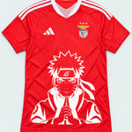 Benfica Red Naruto Sage Resolve Jersey — Front