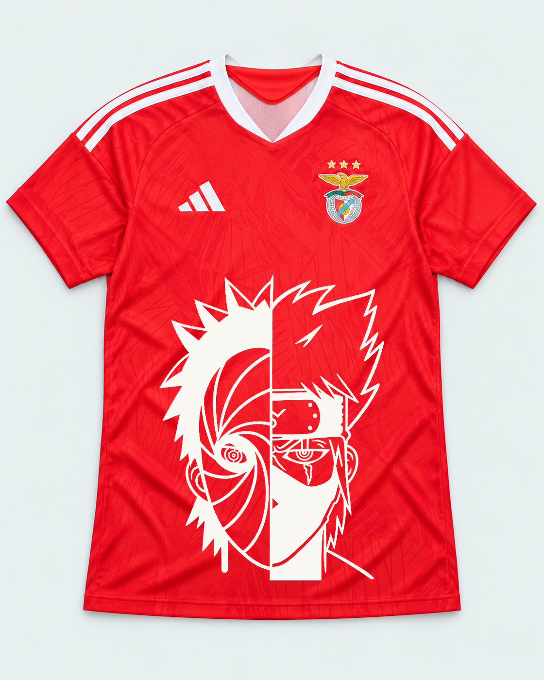 Benfica Red Obito Kakashi Shared Destiny Jersey — Front