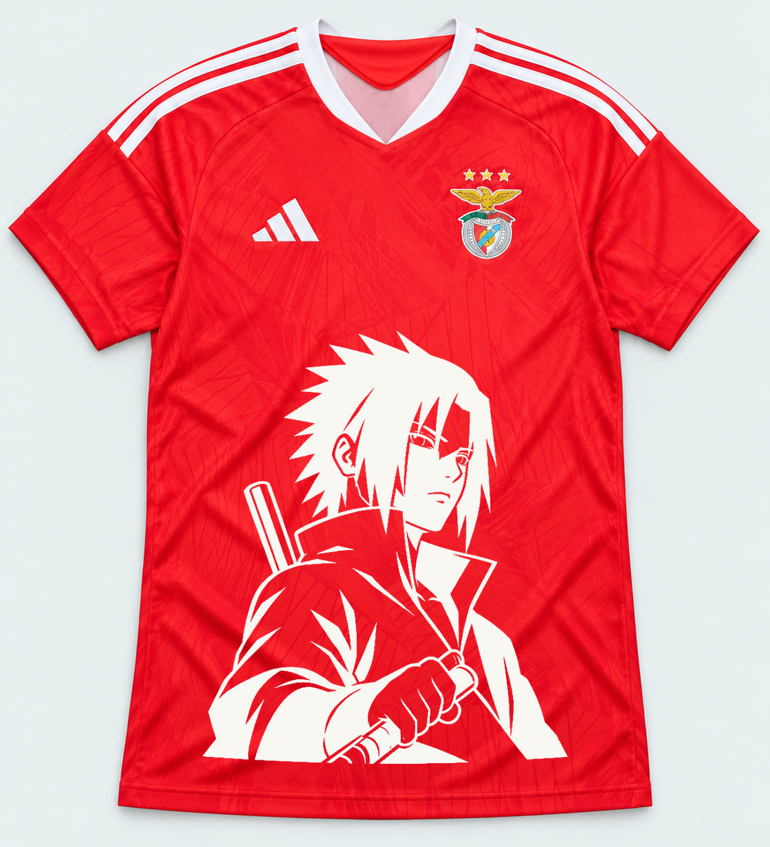 Benfica Red Sasuke Last Uchiha Jersey — Front