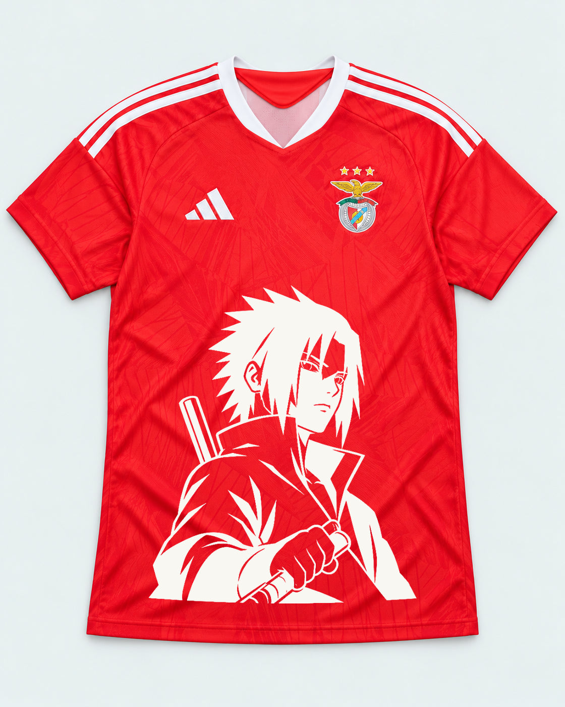 Benfica Red Sasuke Last Uchiha Jersey — Front