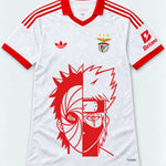 Benfica White Obito Kakashi Shared Destiny Jersey — Front