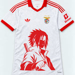 Benfica White Sasuke Last Uchiha Jersey — Front
