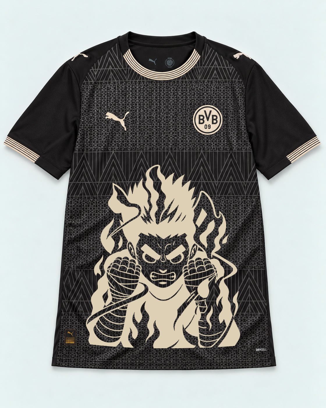 Borussia Dortmund Special Black Rock Lee Inner Flame Jersey — Front